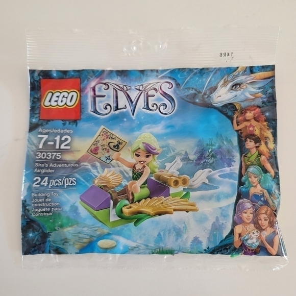 Lego Other - New LEGO 30375 Elves Sira's Adventurous Airglider Minifigure 24 Pieces Age 7-12